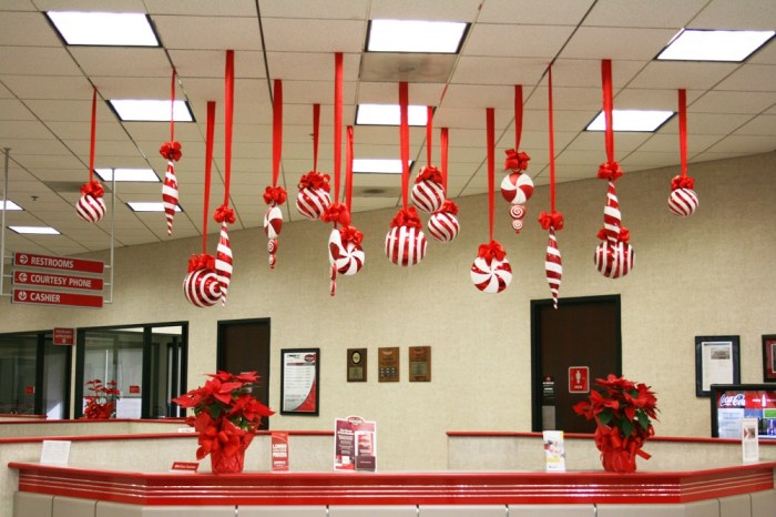 Christmas decor in the office