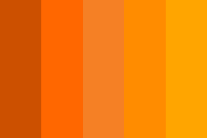 Burnt orange food coloring mix