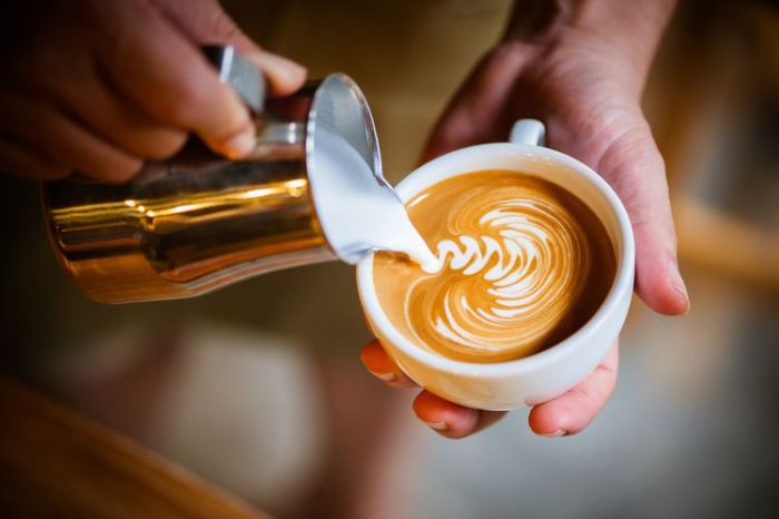 Food Coloring Latte Art A Visual Delight