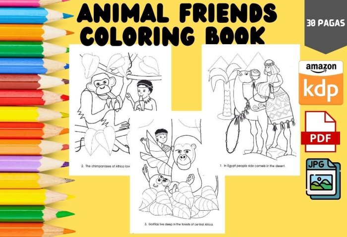 Crayola animal friends coloring book