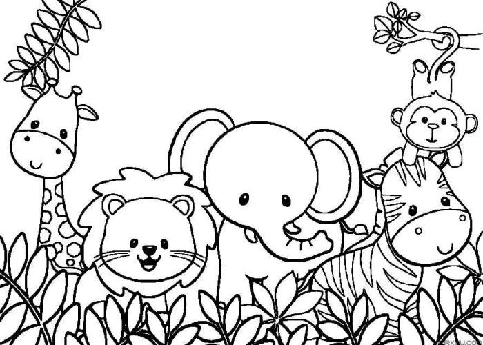 Zoo Animal Coloring Sheets A Comprehensive Analysis