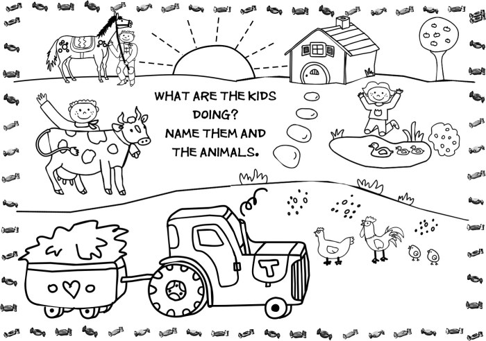 Farm Animals for Coloring A Creative Journey