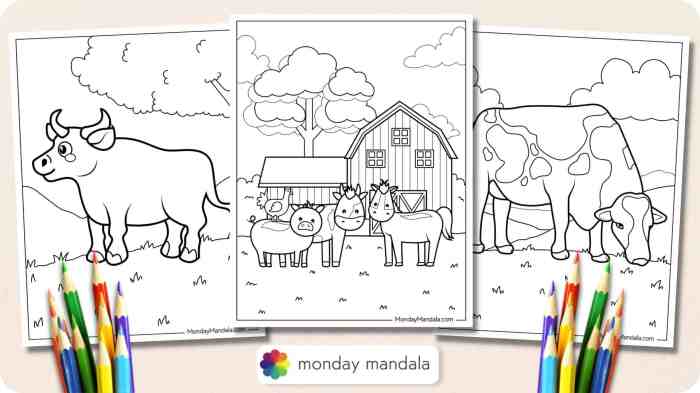 Dltk farm animal coloring pages