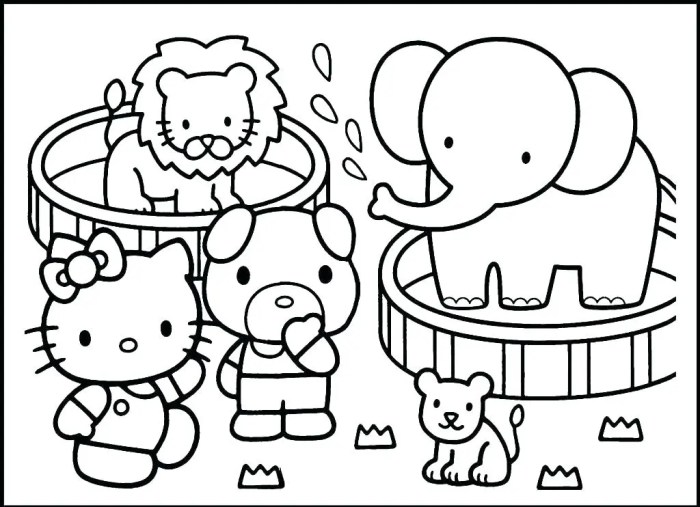 Kids animal coloring pages printable