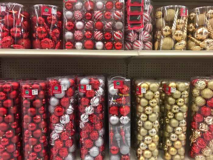 Christmas decor at big lots