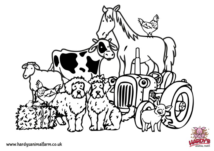 Dltk farm animal coloring pages