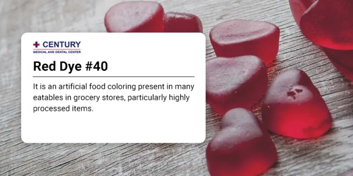 Does Red Food Coloring Have Red 40?