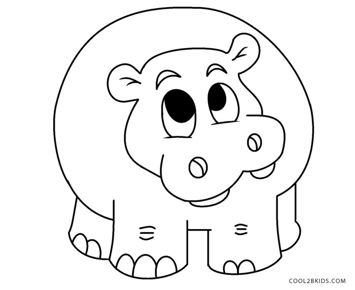 Coloring animals worksheet for kindergarten