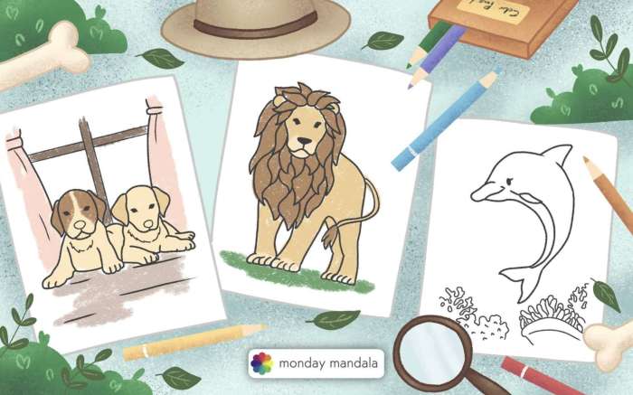 Coloring for Kids Animals A Comprehensive Guide