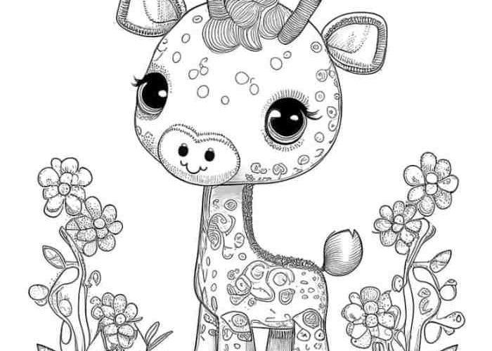 Cute Animal Coloring Sheets for Kids