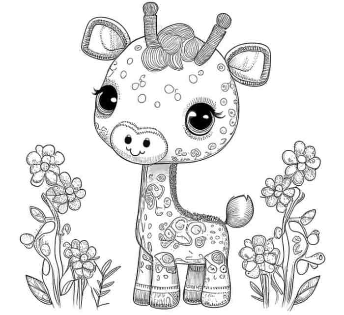 Cute animal coloring sheets for kids