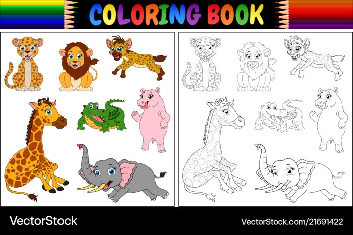 Coloring Book Animal PDF A Comprehensive Guide