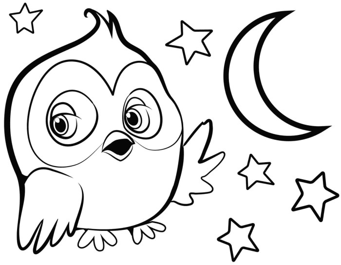 Animal coloring pages for kids simple