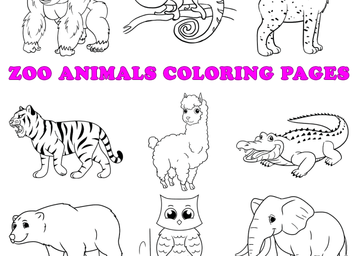 Kids Animal Coloring Pages Printable Fun for Everyone!