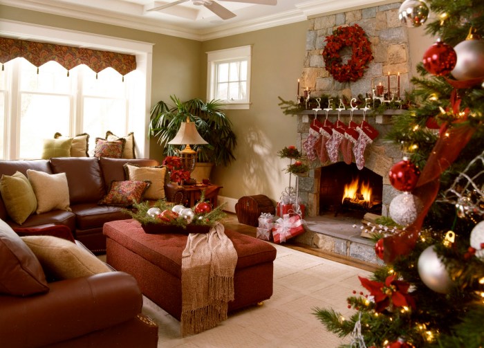 Christmas decor interior design