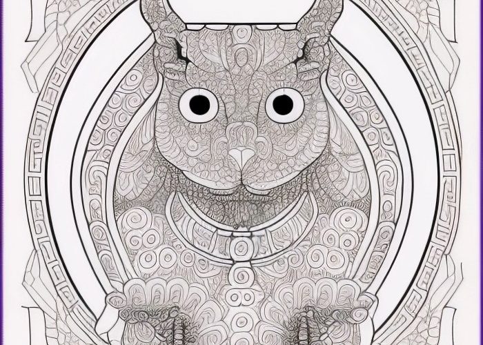 Detailed Coloring Page of Animals A Creative Guide