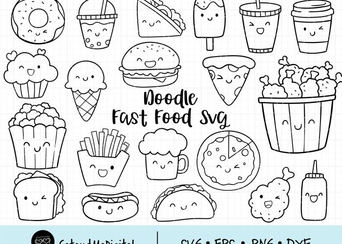 Coloring Pages of Junk Food A Deep Dive