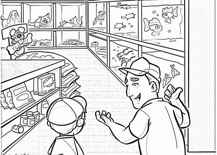 Coloring Pages Pet Shop Animals