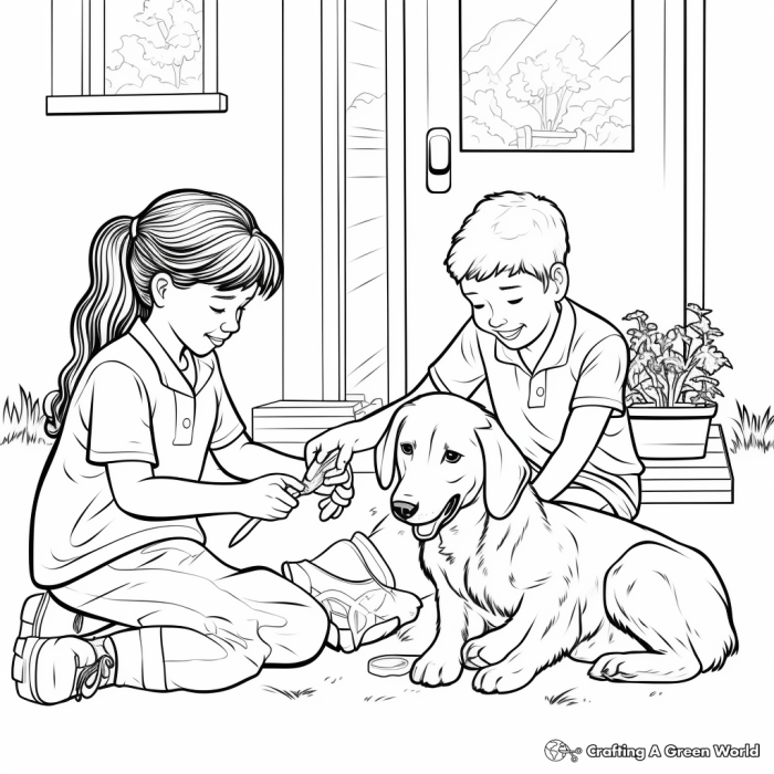 Animal catcher pound coloring pages