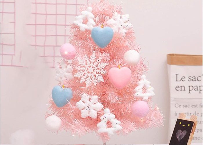 Pink Christmas Tree Decor Ideas