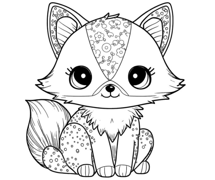 Cute cuddly animal coloring pictures