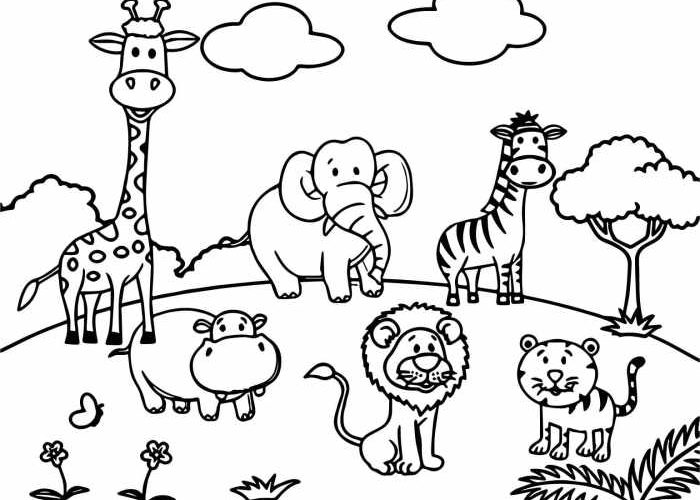 Animal Coloring Page for Kids A Creative Guide